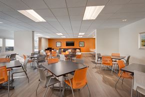 Baltimore apartment for rent - a dining room with tables and chairs