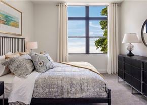 Natick apartment for rent - a bedroom with a bed and a window