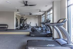 Bala Cynwyd apartment for rent - Cardio machines in apartment fitness center on the Main Line
