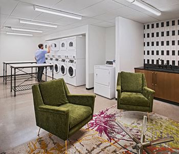 On-site laundry room