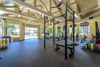 Two level fitness center