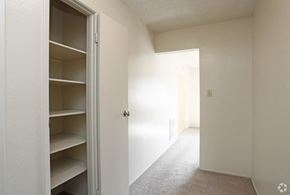San Leandro apartment for rent - Closet with shelves l Marina Plaza Apartments in San Leandro CA