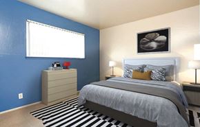 Hayward apartment for rent - Bedroom (furnished) | Schafer Road Duplexes in Hayward, CA 94554