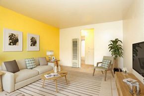 Hayward apartment for rent - Living Room (furnished) Schafer Road Duplexes in Hayward, CA 94554