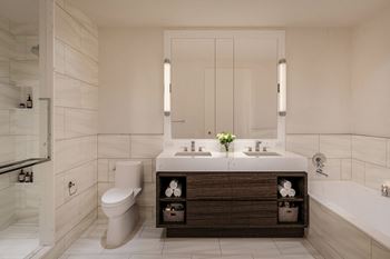 Bathrooms available in three palette variations
