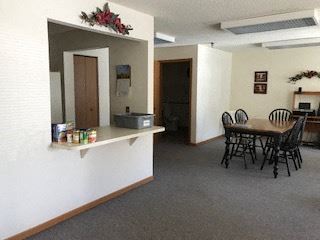 Kiel apartment for rent - A kitchen with a table and chairs.