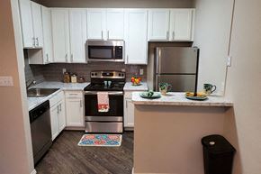Georgetown apartment for rent - Kitchen with appliances at GEORGETOWN PARK, Georgetown, TX, 78628