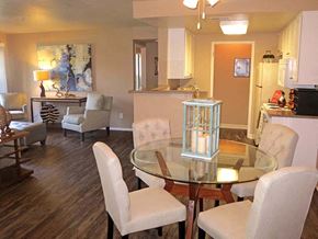 Modesto apartment for rent - Dining and Living Room l The Marina Apartments in Modesto CA 