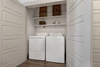 In home full size washer and dryer