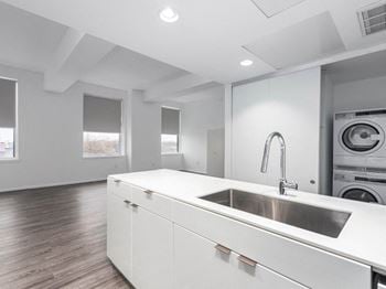 Kitchen and laundry area