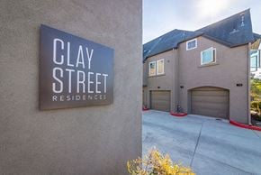 Santa Cruz apartment for rent - Community sign on exterior of building  l 132 Clay Street Apartments