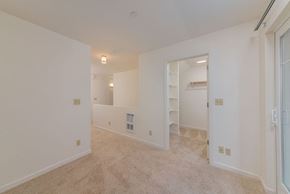 Santa Cruz apartment for rent - Bedroom with closet  l 132 Clay Street Apartments