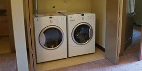 Missoula apartment for rent - a washing machine and a dryer in a room