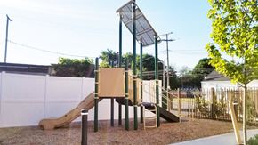 Columbus apartment for rent - a childrens playground with a slide and