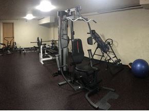 New Berlin apartment for rent - a gym with a lot of equipment in it