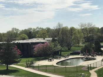 Picnic tables / park-like grounds