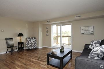 Lodi apartment for rent - a living room with a couch and a coffee table