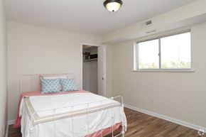 Lodi apartment for rent - a bedroom with a bed and a window