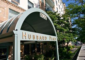 Washington apartment for rent - Hubbard Place Apartments NW Washington DC entrance