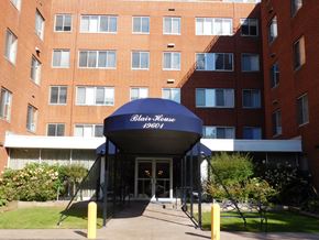 Shaker Heights apartment for rent - the building where the hotel is located is shown