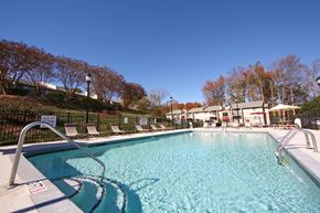 Spartanburg apartment for rent - the resort style pool at the falls at rolland park apartments