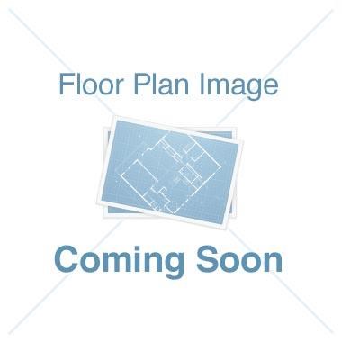 Floor plan for 1 bed, 1 bath, 860 sqft