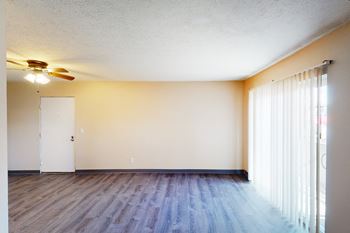 Living room with balcony