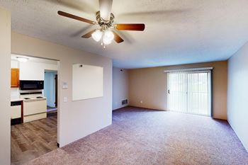 Living and kitchen