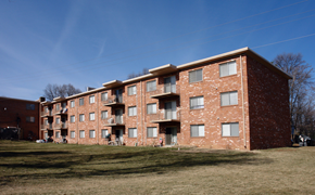 Herndon apartment for rent - a brick apartment building on the side of a hill