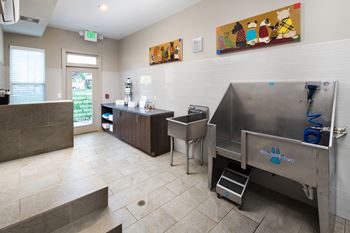 Pet grooming studio