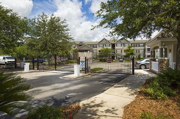 Entry gate to the property