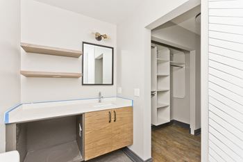 Spacious closets