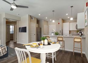 Sparks apartment for rent - Kitchen and Dining Area  l Silverado Apartments in Sparks NV