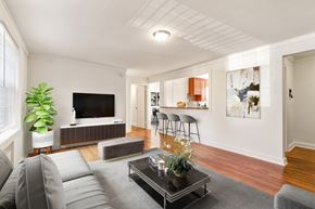 Lancaster apartment for rent - a living room with a couch and a coffee table