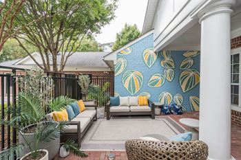 Outdoor courtyard