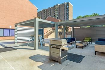 Outdoor patio area