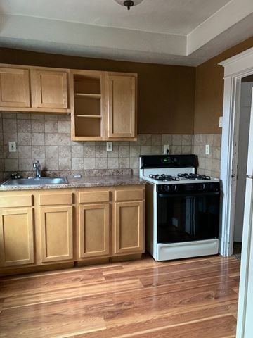 Munhall apartment for rent - a kitchen with a stove and a sink