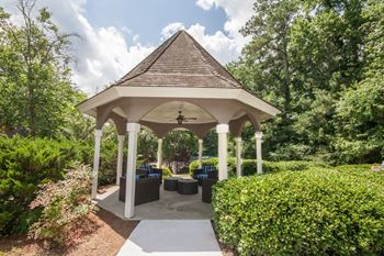 Shaded patio
