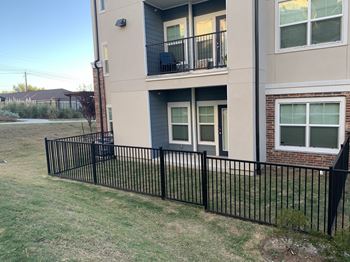 Fenced yards*