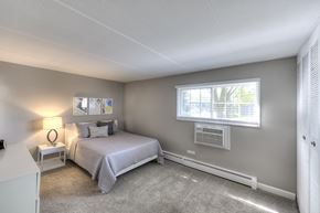 Westmont apartment for rent - furnished apartment bedroom with carpeting