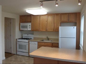 North Arlington apartment for rent - a kitchen with a stove refrigerator and a sink