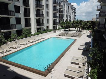 Resort style saline pool
