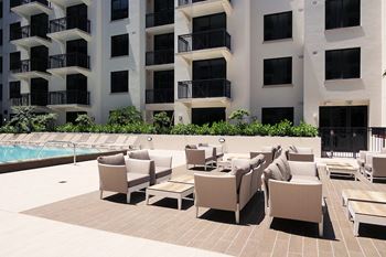 Resort style saline pool