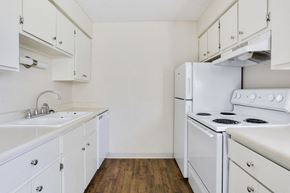 Lakewood apartment for rent - White Kitchen at Virginia Park, Colorado