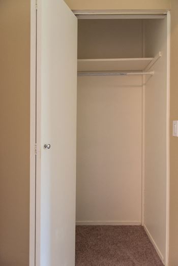 Spacious closet*
