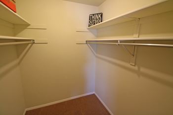 Large walk-in closets
