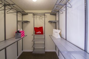 Customized closet system available