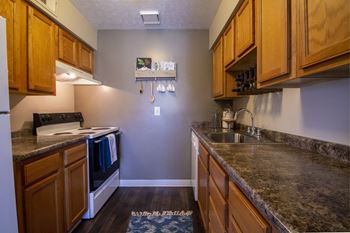 Light honey oak cabinets in kitchens