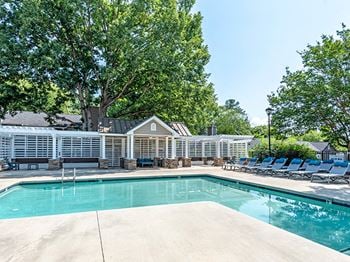 Pool  at vert at six forks apartments in raleigh, nc