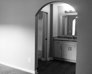 Vaulted ceilings with archways